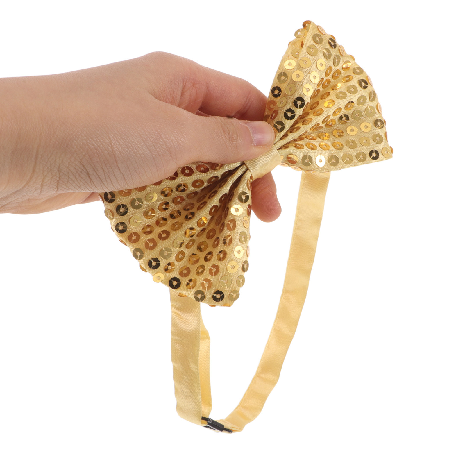 Bow Tie Pre Tied - 5 sztuk dziecięcych kokard z cekinami,