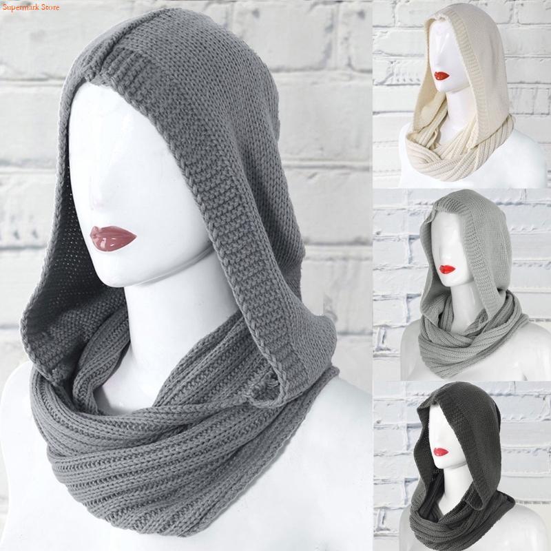 Q5WE Zimowa damska gruba dzian – Infinity Scarf Knit recenzja i cena