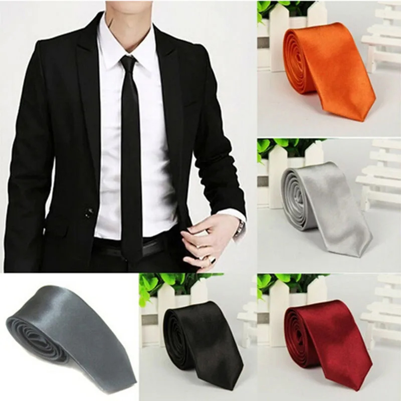 Elegancki krawat męski w jedno – Skinny Tie Men recenzja i cena