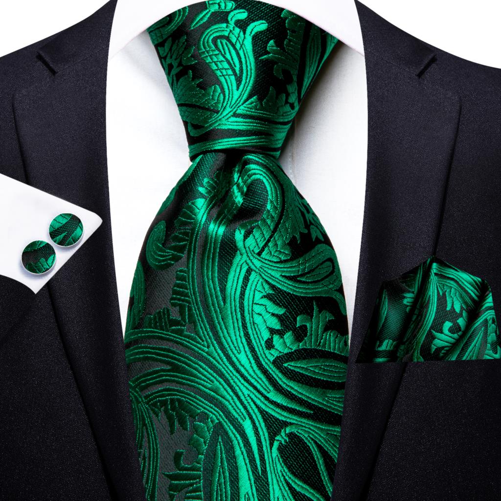 Paisley paski zielona jedwabna – Silk Tie Striped recenzja i cena