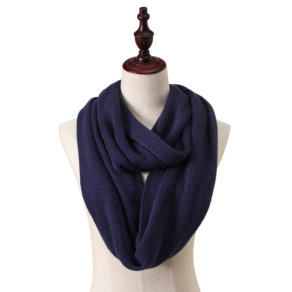 Męski, prążkowany szal z dzian – Infinity Scarf Knit recenzja i cena
