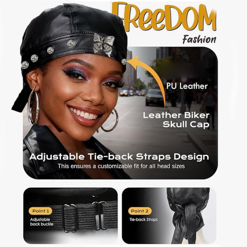 Czarna czapka motocyklowa ze s – Bandana Doo Rag recenzja i cena