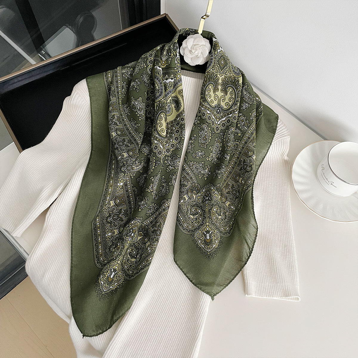 Nowa Moda Damska Apaszka 70x70 – Bandana Cotton recenzja i cena